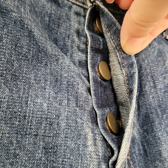 Mudd‎ Yo! Women's Vintage 90s Y2K Flare Bell Bottom Jeans, Size 11, Button Fly - Picture 3 of 11